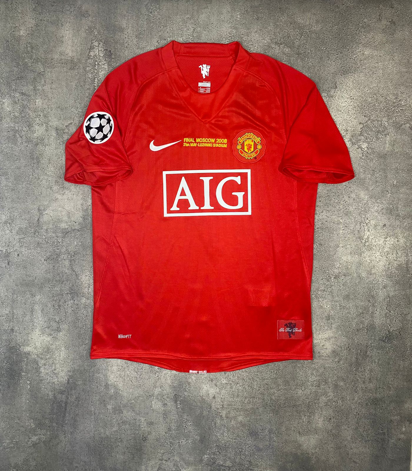 Manchester United 07/08 home jersey